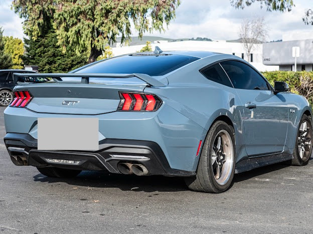 2024-UP FORD MUSTANG S650 | CARBON FIBER REAR TAIL LIGHT TRIM BEZEL COVERS PAIR
